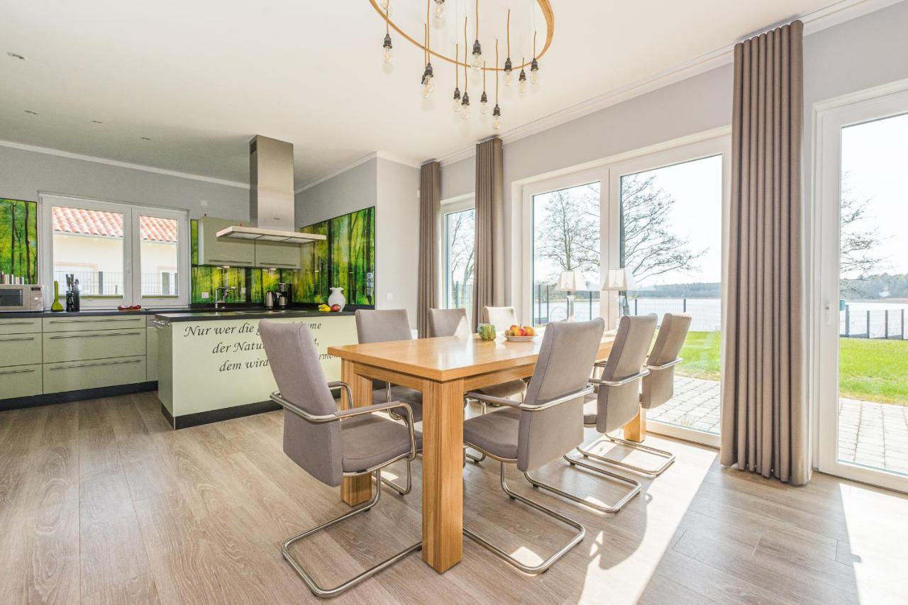 Luxus-See-Domizil Mit Sauna, Kamin Und Boot-130 Qm Fuer 6 Personen Краков-ам-Зе Екстер'єр фото