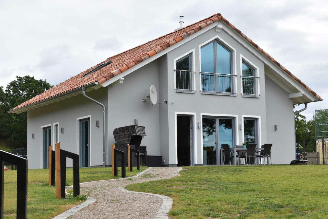 Luxus-See-Domizil Mit Sauna, Kamin Und Boot-130 Qm Fuer 6 Personen Краков-ам-Зе Екстер'єр фото