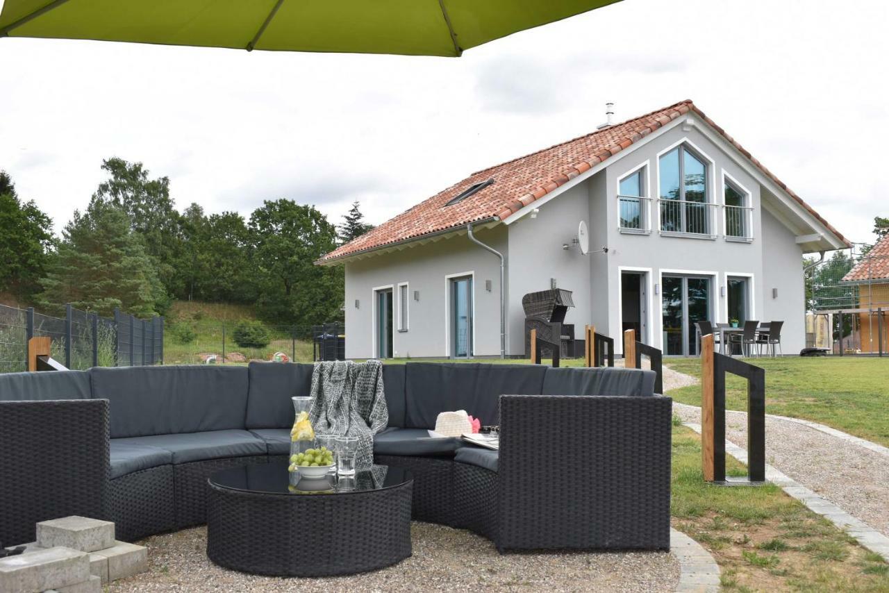 Luxus-See-Domizil Mit Sauna, Kamin Und Boot-130 Qm Fuer 6 Personen Краков-ам-Зе Екстер'єр фото
