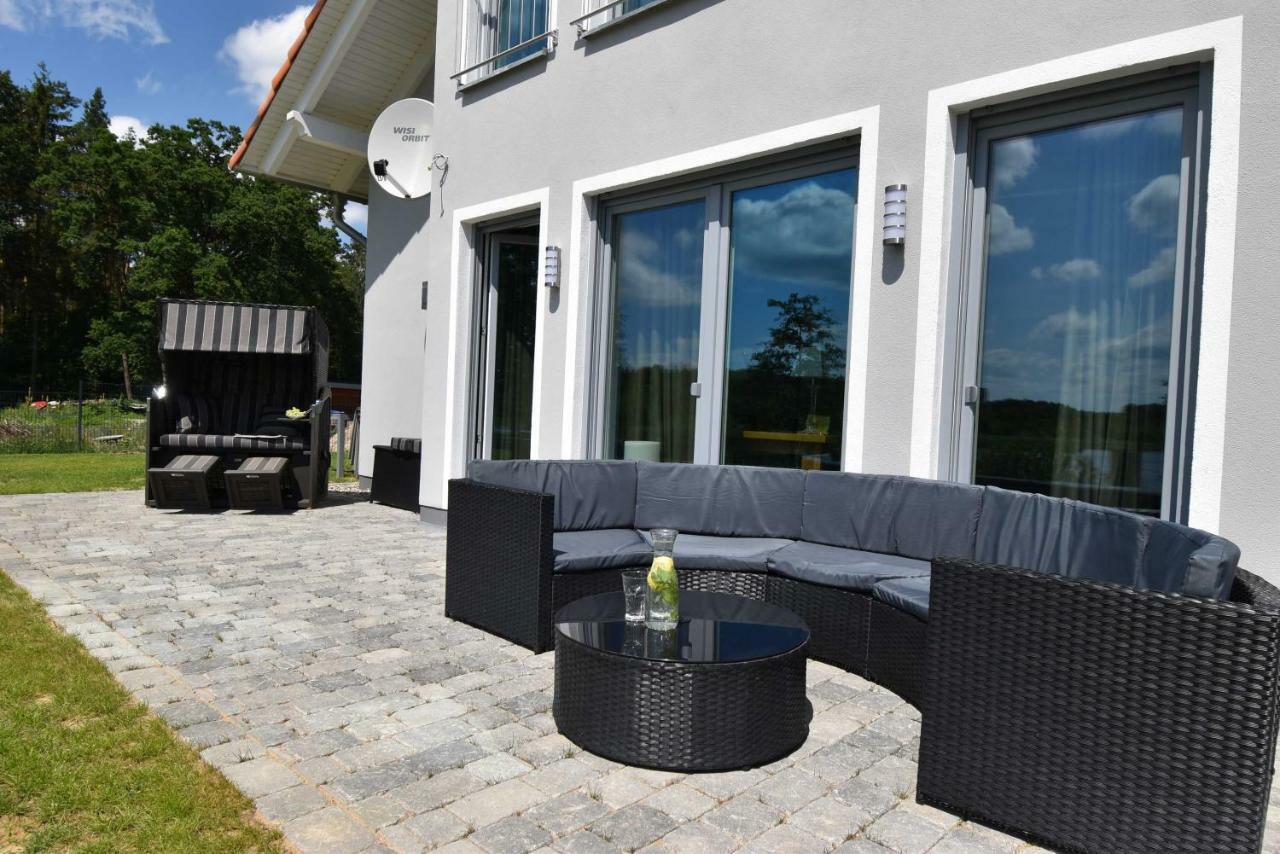 Luxus-See-Domizil Mit Sauna, Kamin Und Boot-130 Qm Fuer 6 Personen Краков-ам-Зе Екстер'єр фото